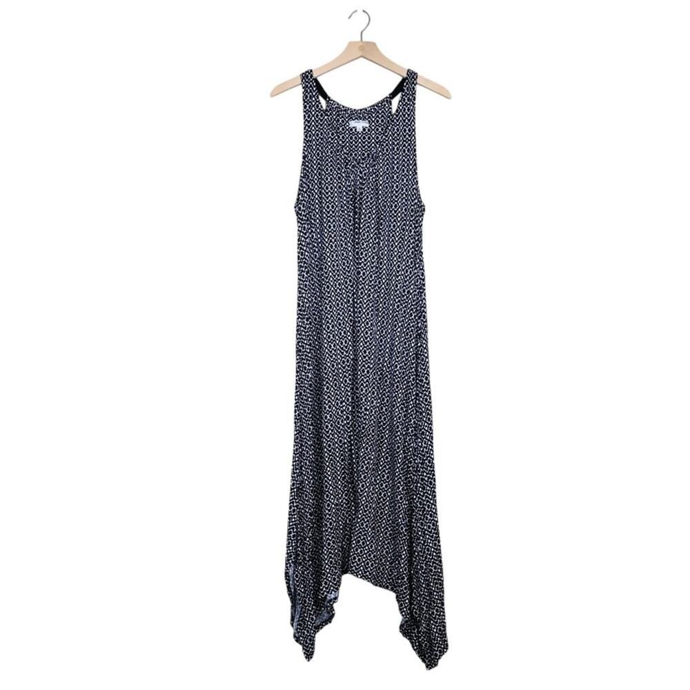 Anne Klein Women's 1X Sharkbite Hem Maxi Dress